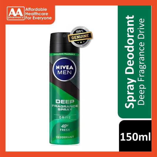 Nivea Deodorant Male Deep Fragrance Drive Spray 150ml