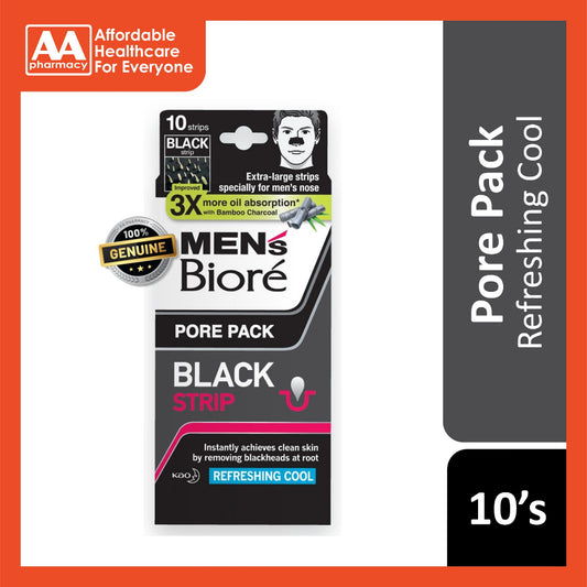 Biore Men Pore Pack Black Strip 10'S