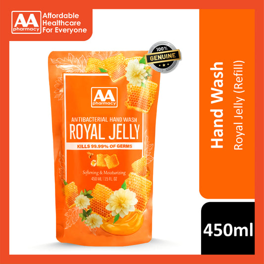AA Royal Jelly Antibacterial Hand Wash Refill 450mL
