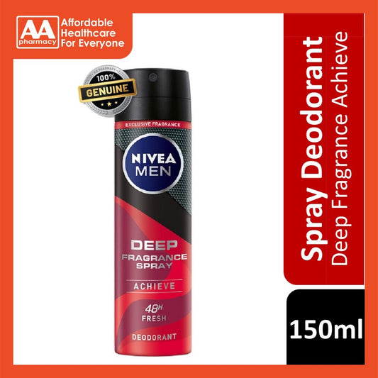 Nivea Deodorant Male Deep Fragrance Achieve Spray 150ml