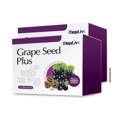 Megalive Grape Seed Plus 2x30's