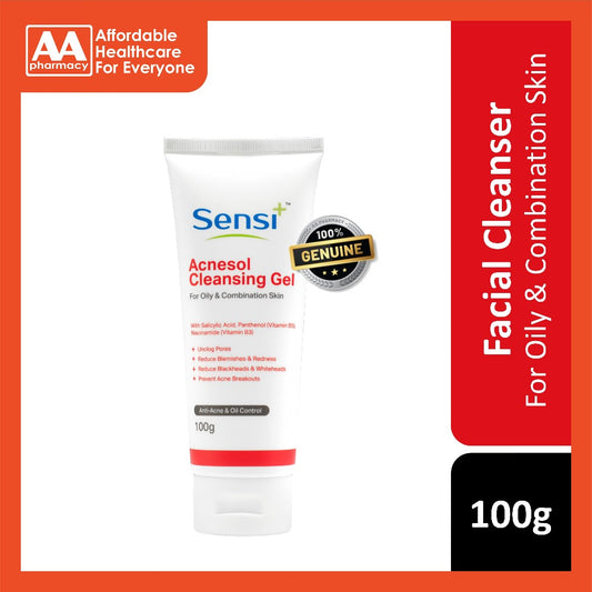 Sensi+ Acnesol Cleansing Gel 100g