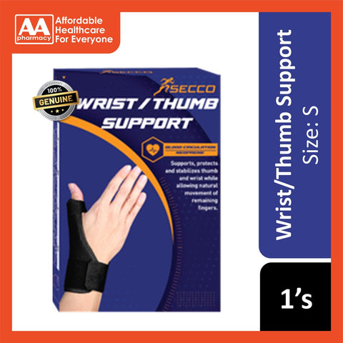 Secco Wrist & Thumb Support (Size: S/M/L/XL)