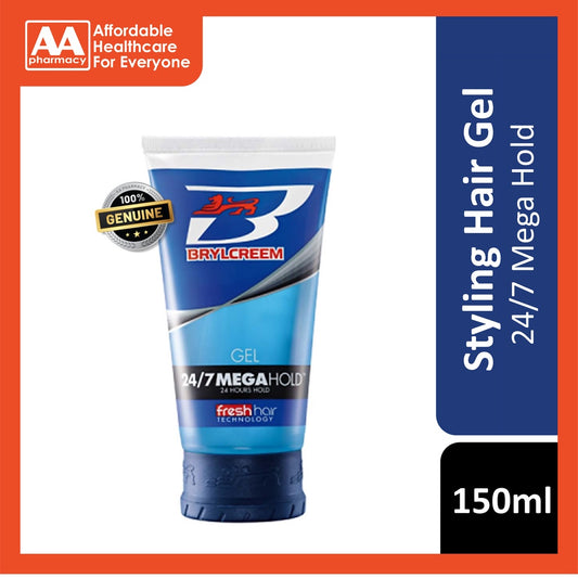 Brylcreem 24/7 Mega Hold Hair Gel 150mL