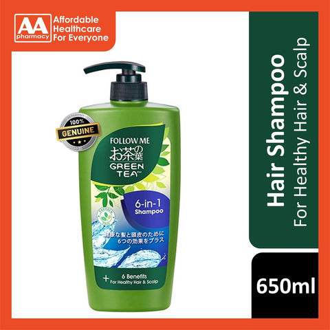 Follow Me Green Tea 6-in-1 Shampoo 650mL