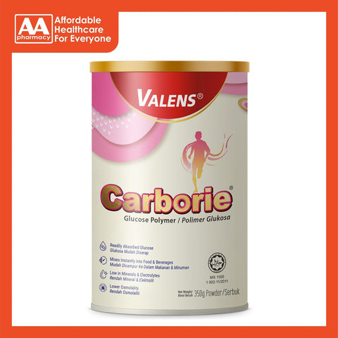 Valens Carborie Glucose Polymer 350g
