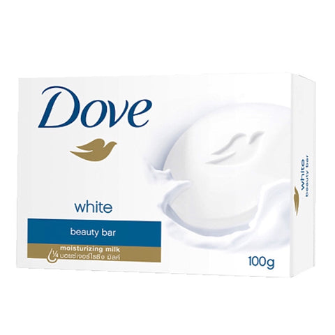 Dove White Beauty Bar Soap 100g - Moisturizing Milk