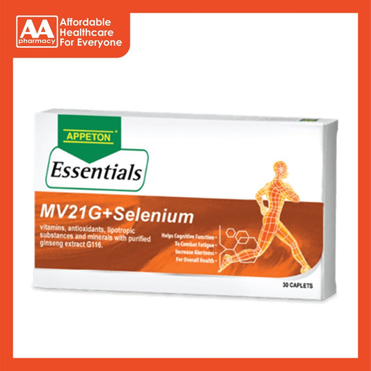 Appeton Essentials Mv21g + Selenium Caplet 30's