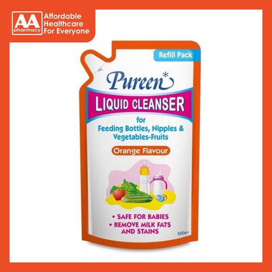 Pureen Liquid Cleanser Refill Pack 600mL (Orange)