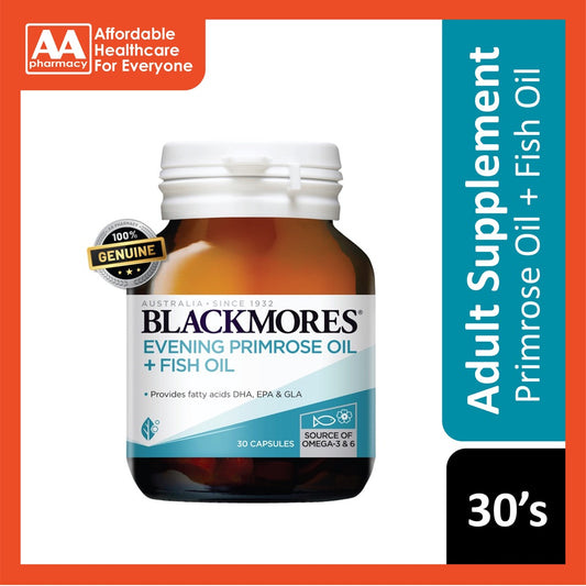 [30's] Blackmores Evening Primrose Oil + Fish Oil Capsules (30's)