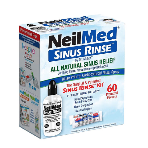 Neilmed Sinus Rinse Starter Kit [60's Premixed Sachets]