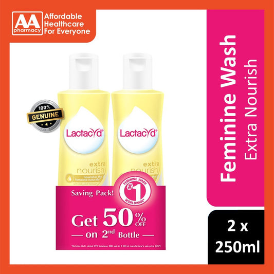 Lactacyd Intimate Hygienes Extra Nourish (250mLx2)