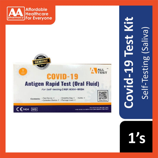 Alltest Covid-19 Antigen Rapid Test (Oral Fluid) - For Self-Testing