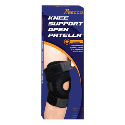 Secco Open Patella Knee Support (One Size Fits All)