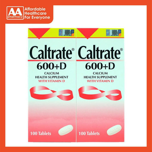 Caltrate 600+D Tablets 2x100's