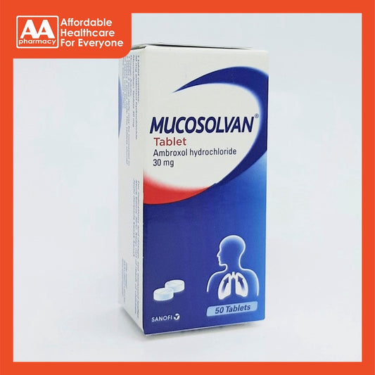 Mucosolvan 30mg Tablets (50's)
