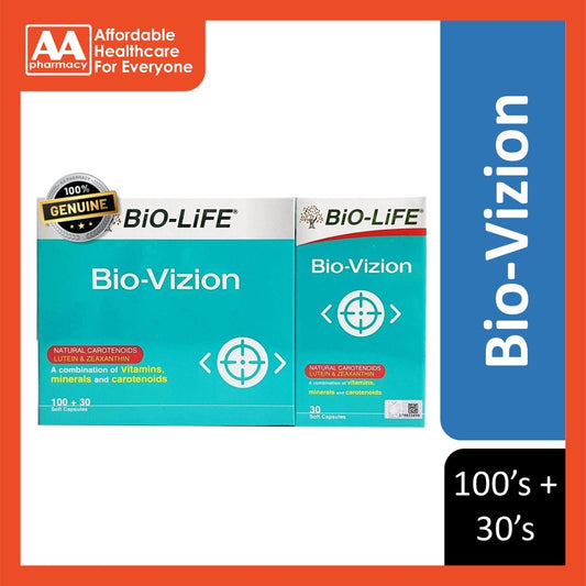 Bio-Life Bio-Vizion Capsule (100's+30's+30's)