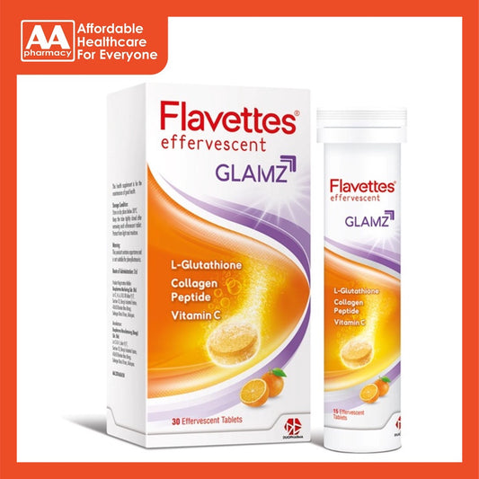 Flavettes Glamz Effervescent Tablets 30's