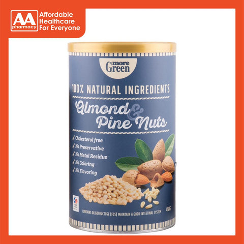 More Green (Natural Almond & Pine Nuts 450g/Black Sesame Cereal 500g/Super Grains Meals 500g/Super Nuts 500g)