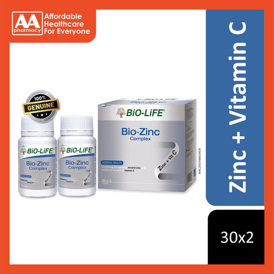 Bio-Life Bio-Zinc Complex Tablet 2x30's