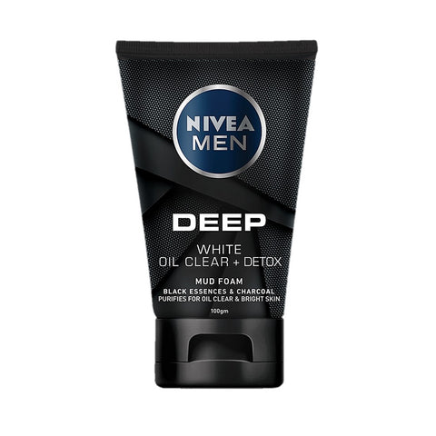 Nivea For Men Deep White Oil Clear Mud Foam 100g