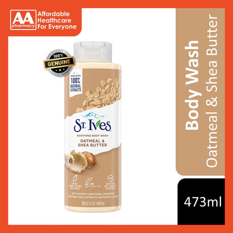 St Ives Soothing Oatmeal & Shea Butter Body Wash 473mL