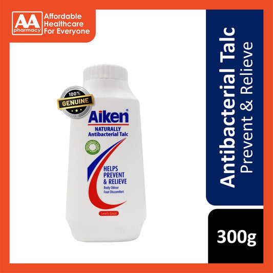 Aiken Medicated Antibacterial Talc 300g