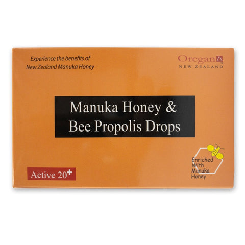 Oregan Manuka Propolis Honey Lozenges Active 20+ 42g
