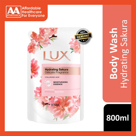 Lux Shower Cream Refill 800mL (Hydrating Sakura)