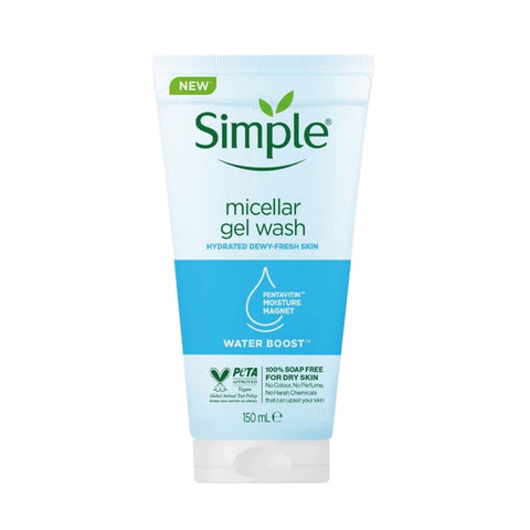 Simple Water Boost Micellar Facial Wash Gel 150mL