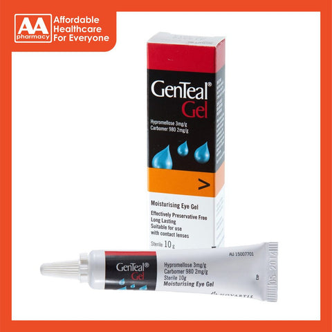Genteal Gel Sterile Lubricant Eye Gel 10g AA Pharmacy Genteal Gel Sterile Lubricant Eye Gel 10g AA Pharmacy