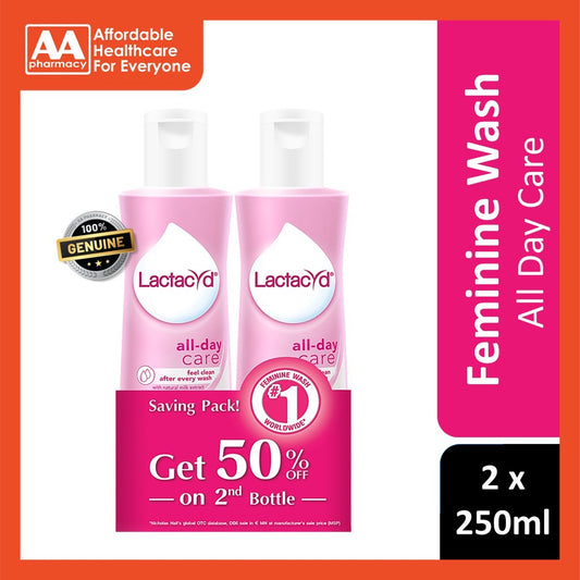 Lactacyd Feminine Hygienes All Day Care 250mLx2