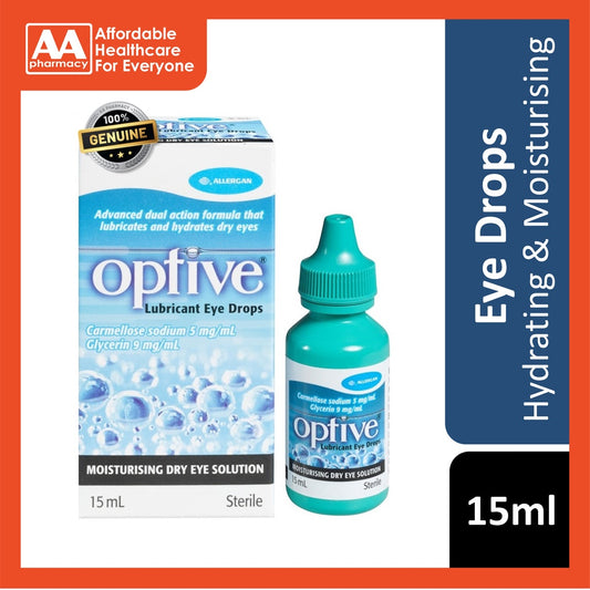 Optive Moisturising Dry Eye Drops 15mL