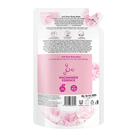Lux Shower Cream Refill 800mL (Soft Rose)