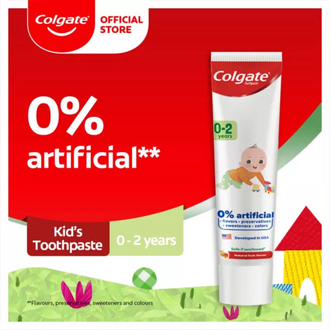 Colgate Toothpaste 0% Artificial 0-2 Years 50g