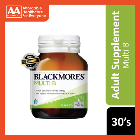 [30's] Blackmores Multi B Tablets (30's) [Halal]
