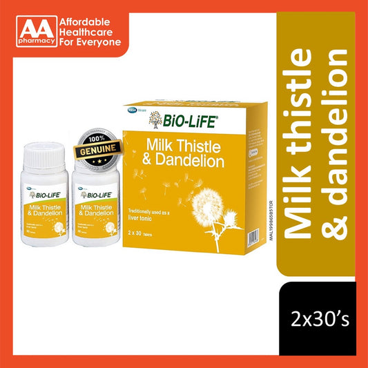 Bio-Life Milk Thistle & Dandelion Tablet (2X30's)