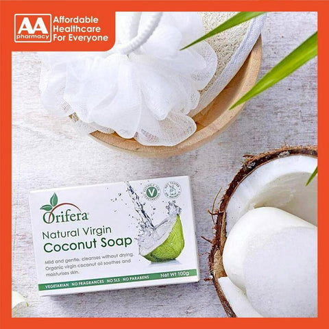 Orifera Virgin Coconut Oil Bar Soap 100g