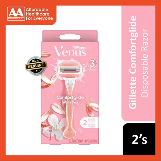 Gillette Venus Comfortglide White Tea Razor 2 Up
