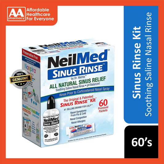 Neilmed Sinus Rinse Starter Kit [60's Premixed Sachets]