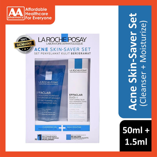 La Roche Posay Effaclar Acne Skin Saver Set Oily 50mL+ 15mL