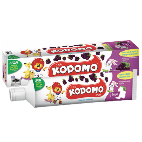 Kodomo Lion Toothpaste (Grape) 80g