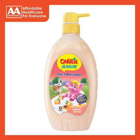 Carrie Junior Hair & Body Wash Apricot Yoghurt 1000mL