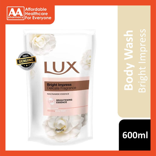 Lux Shower Cream Refill 600mL (Bright Impress)