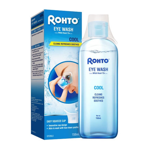 Rohto Cool Eye Wash 150mL (Cleans, Refreshes, Soothes)