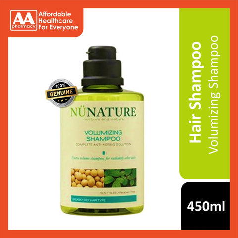 Nunature Shampoo 450mL (Volumizing)