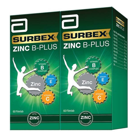 Surbex Zinc B-Plus Tablet (60'sx2)