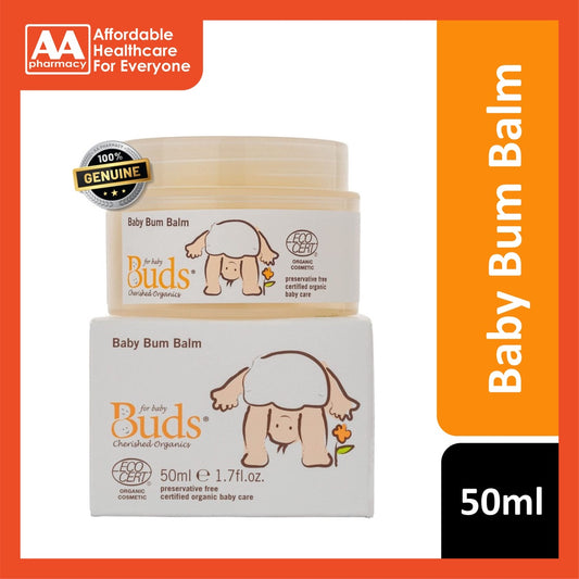 [CLEARANCE] [EXP: 05/2025] Buds Baby Bum Balm 50mL (Preservative-Free)