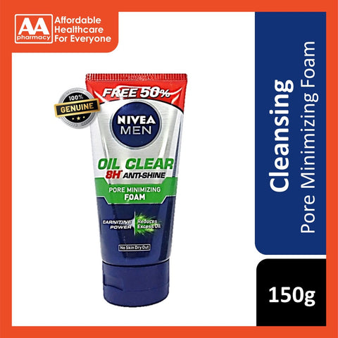 Nivea For Men Oil Clear Foam Anti-Shine 150g