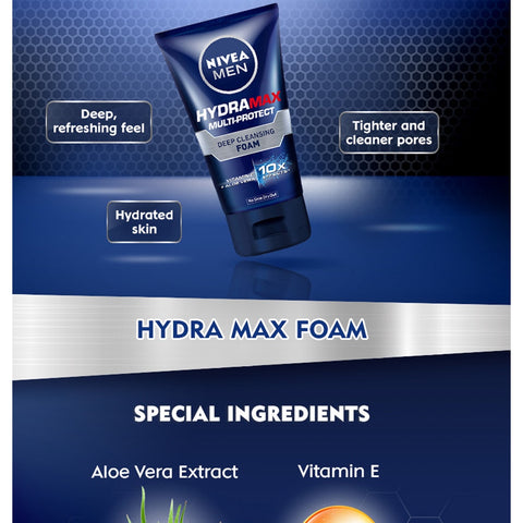 Nivea For Men Hydra Max Cleansing Foam 100g